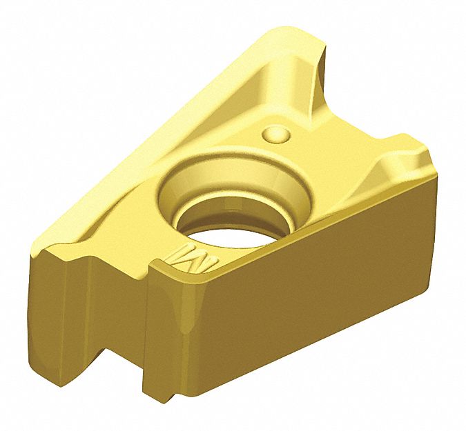 Milling Insert: 1/64 in Corner Radius, 0.1900 in Thick, VSM490-10 Series