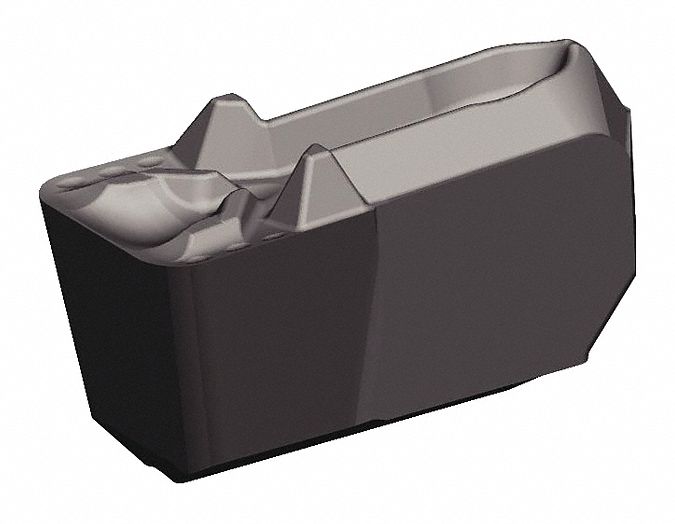 Parting and Grooving Insert: 10 Insert Size, Nickel/Titanium, Neutral, 10 Seat Size, PVD