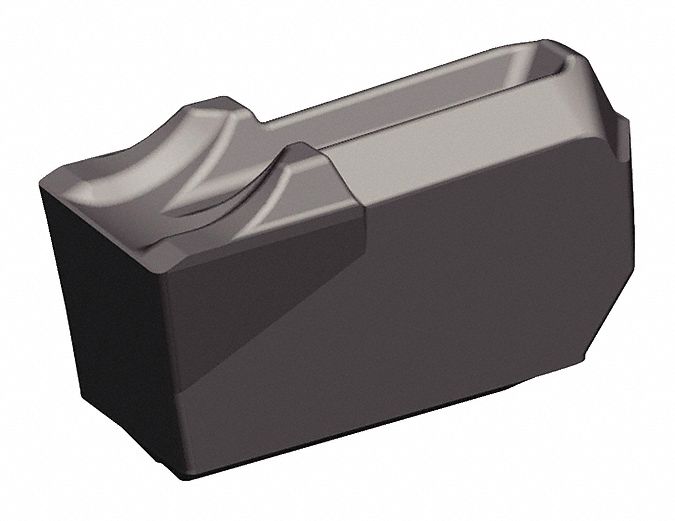 Parting and Grooving Insert: 1B Insert Size, Nickel/Titanium, Left Hand, 1B Seat Size, PVD