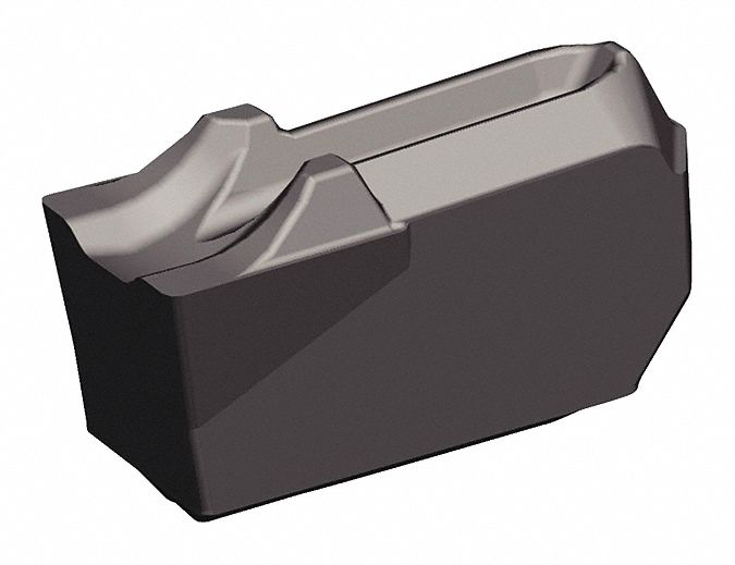 Parting and Grooving Insert: 2 Insert Size, Nickel/Titanium, Left Hand, 2 Seat Size, PVD