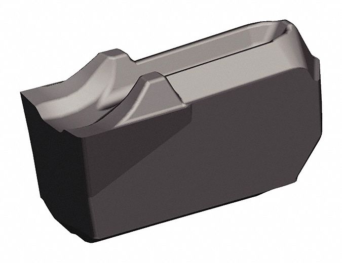 Parting and Grooving Insert: 1B Insert Size, Nickel/Titanium, Left Hand, 1B Seat Size, PVD