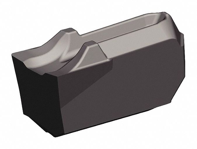 Parting and Grooving Insert: 1B Insert Size, Nickel/Titanium, Right Hand, 1B Seat Size, PVD