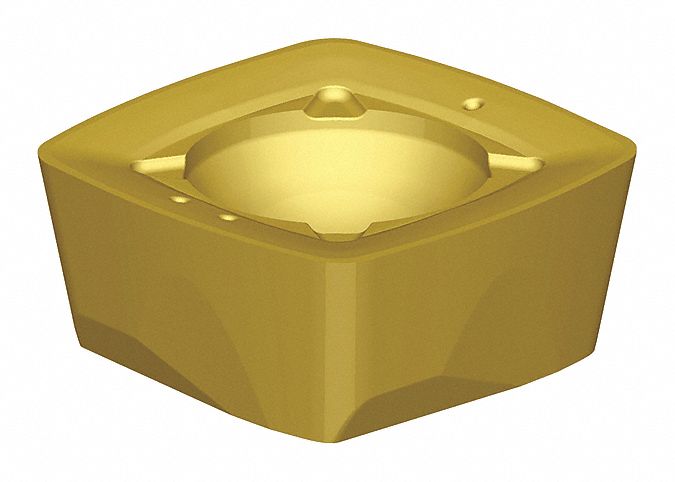Square Milling Insert: 0.2880 in Inscribed Circle, 1/32 in Corner Radius, 0.1250 in Thick