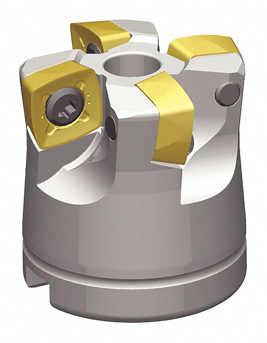 INDEXABLE FACE MILL, 2½ IN MAX CUTTING DIAMETER, 1 IN ARBOUR, 1.5748 IN L, SCREW