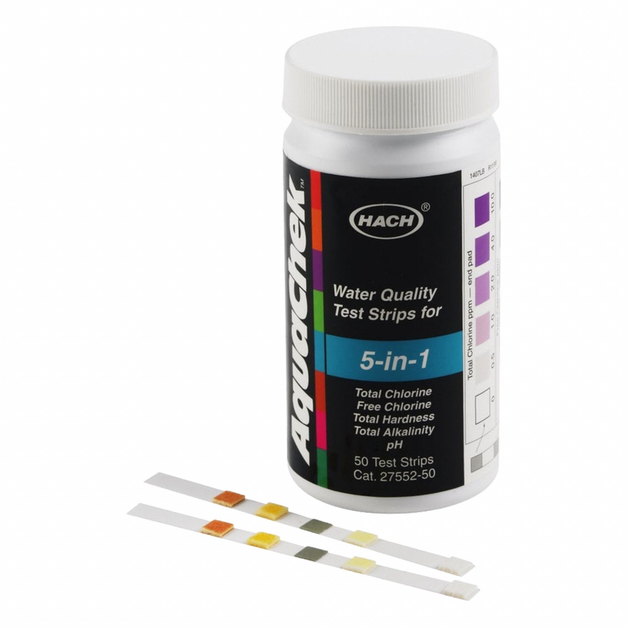 Chemical Test Strips 50 Tests 1 L