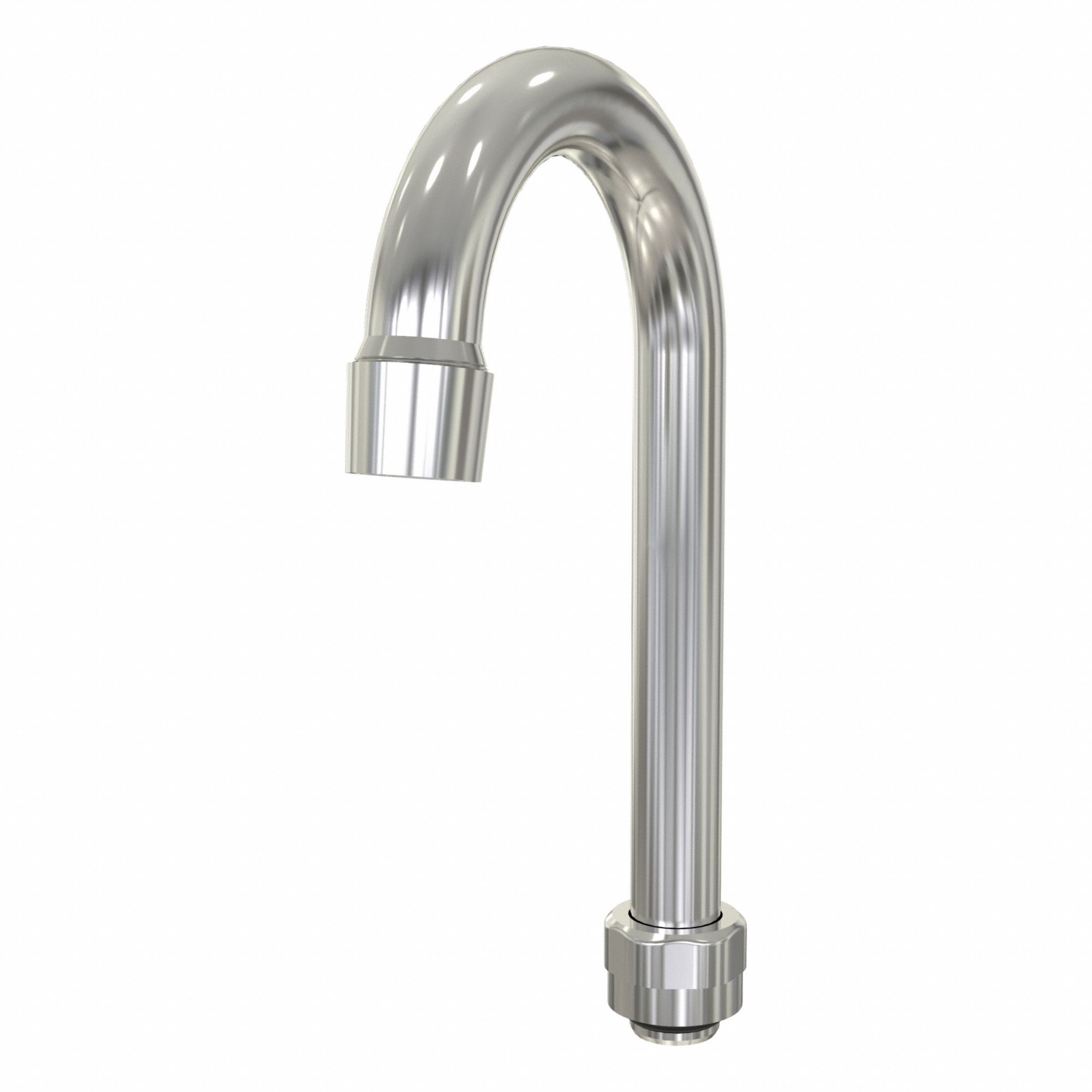Spout: Spout, Gooseneck, Swivel Spout, Cast Brass, Chrome, 2 gpm Flow Rate, Aerated, NPT