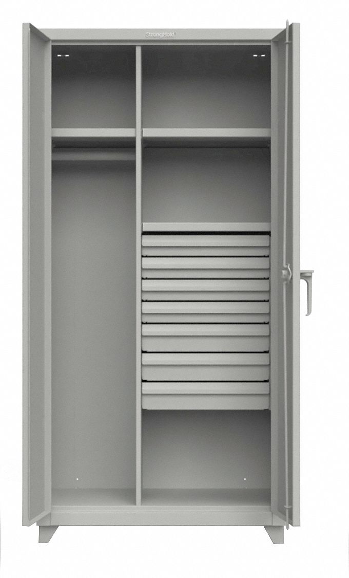 StrgCab, Legs, Gray, 75" x " x 24"