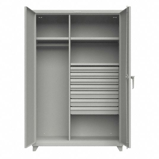 STRONG HOLD, 24 in x 75 in, 3 Shelves, Storage Cabinet - 276ZL1|46-W ...