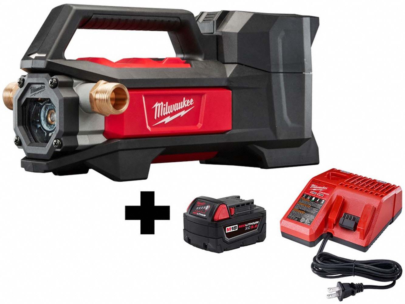 Milwaukee M18 18-Volt 1/4 HP Lithium-Ion Cordless Transfer Pump