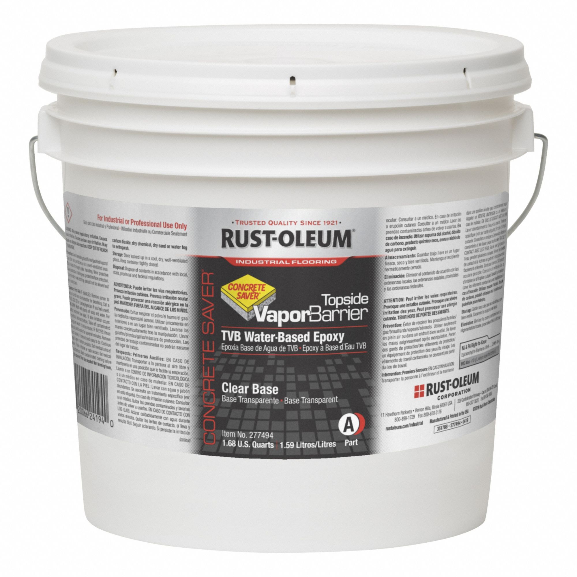Base Vapor Barrier Primer 59 oz Pail