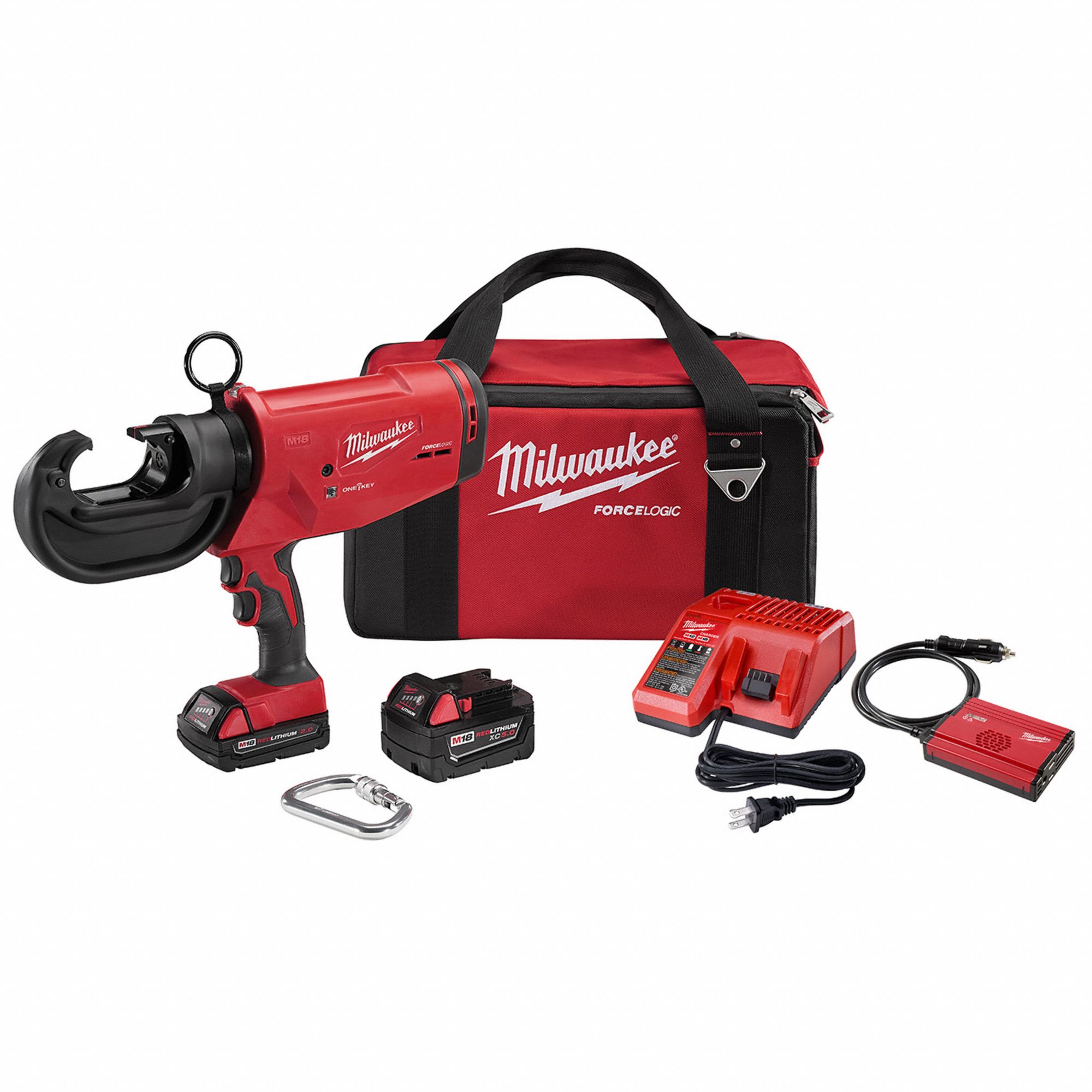 MILWAUKEE, 18 V, Die Head, Cordless Crimping Tool Kit - 53RG07 