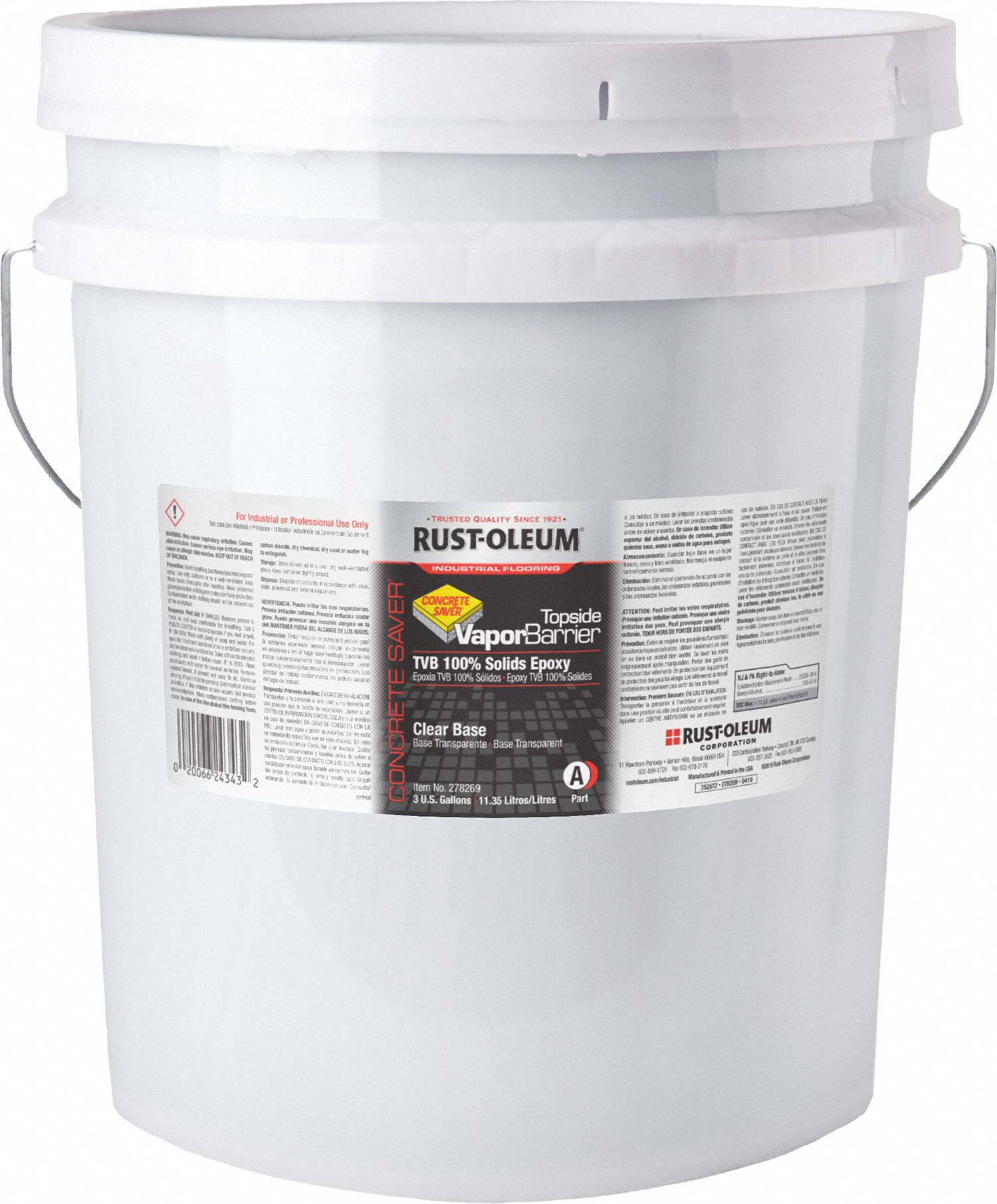 Base Vapor Barrier Primer 3 gal Pail