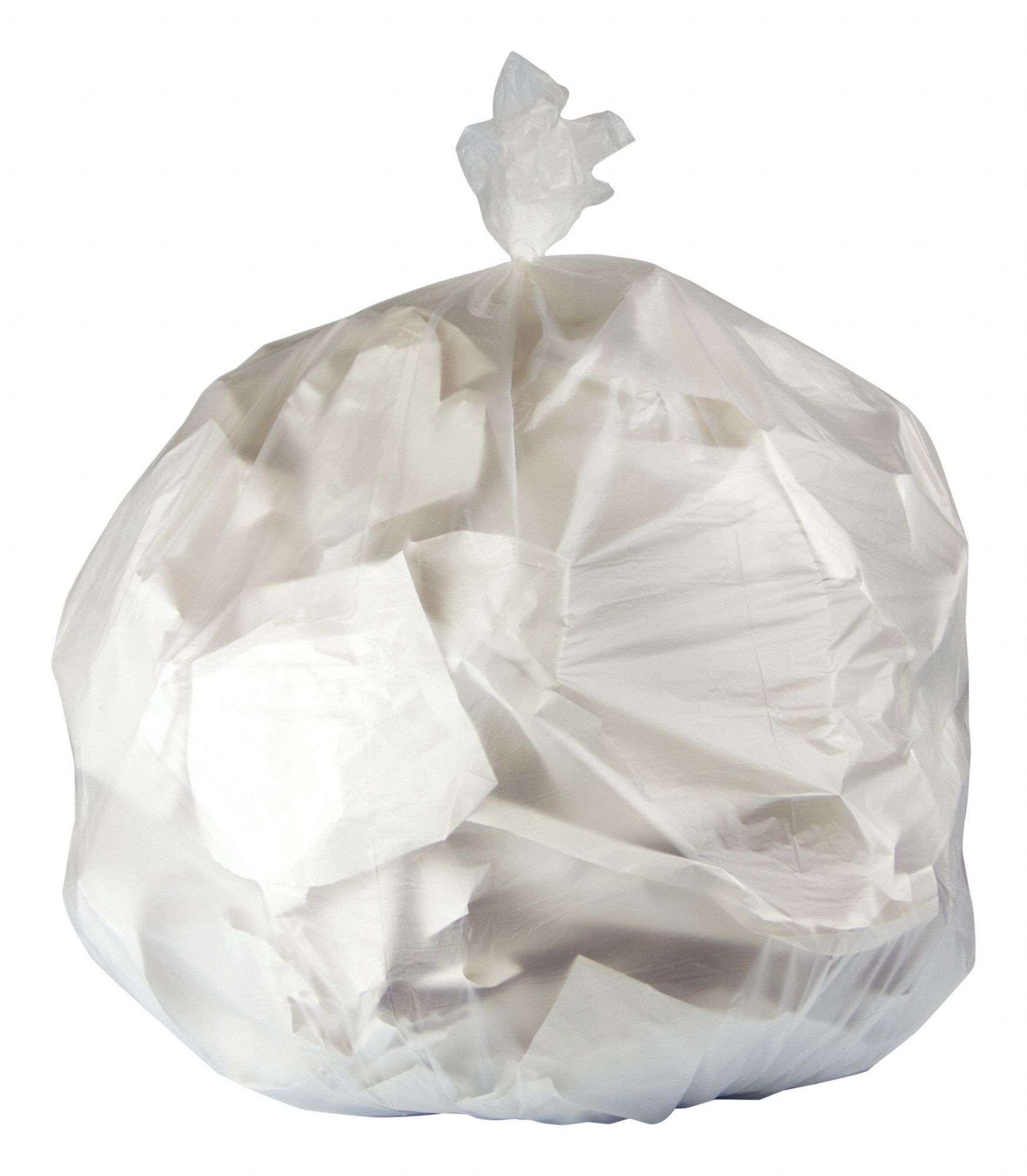 Trash Bag 30X37 10Mic Natural HDPE PK500