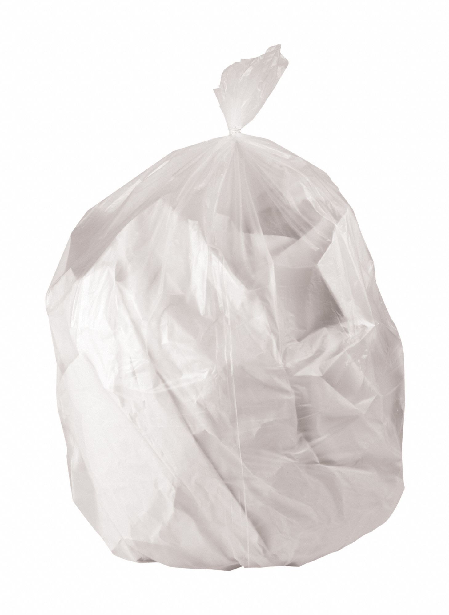 Trash Bag 38X58 Clear 2Mil LLDPE PK100