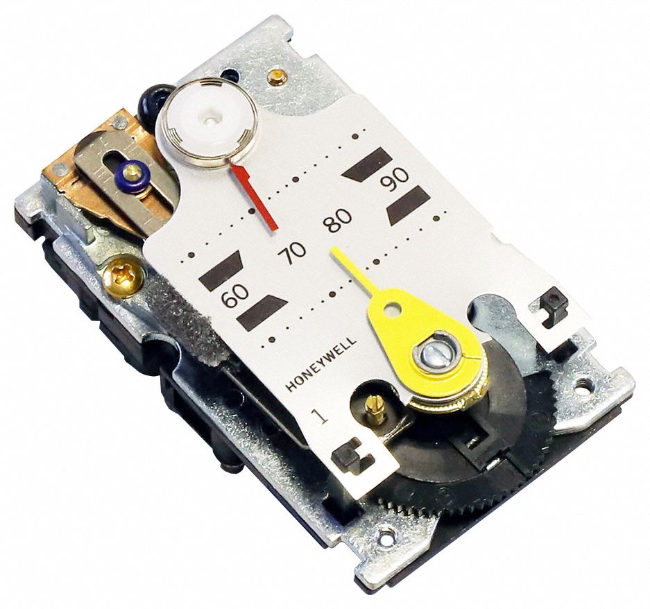 HONEYWELL, Single Temp, Single Dials, Pneumatic Thermostat 278Y89