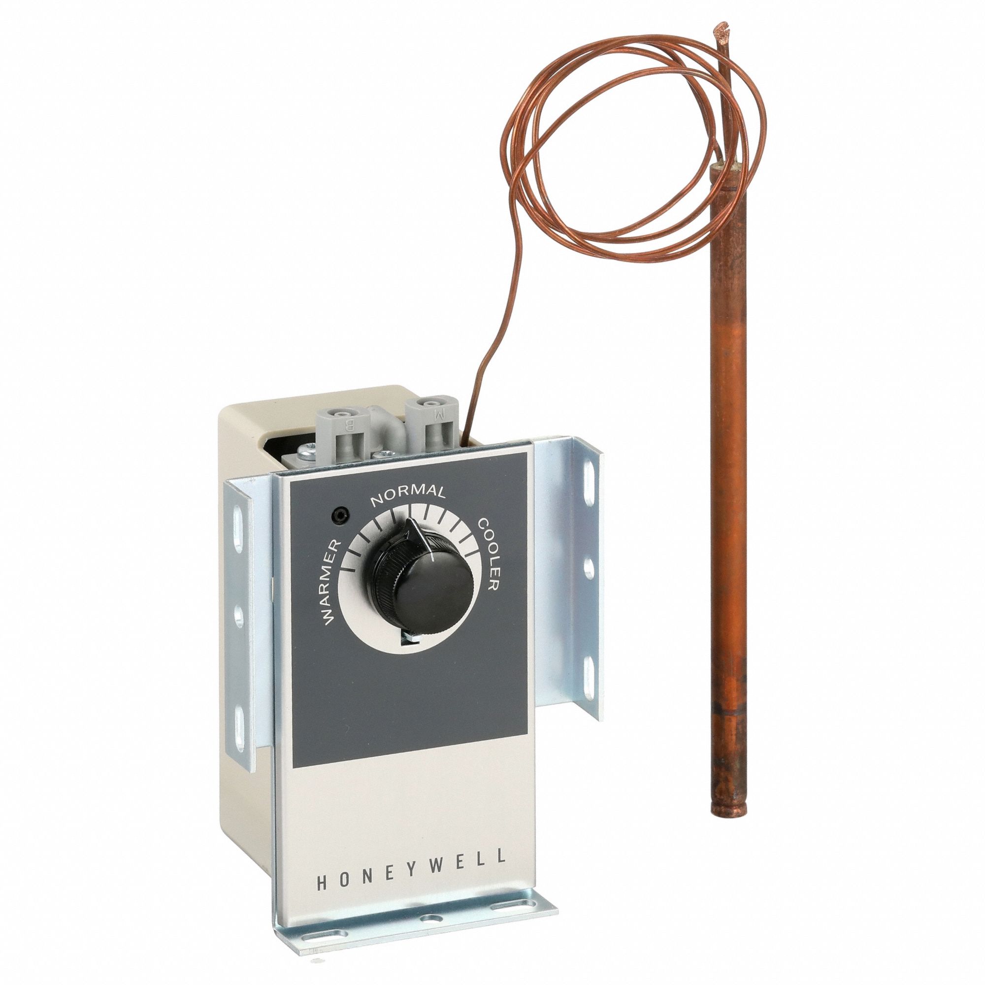 Pneumatic Temperature Transmitter: 65° to 85°F, 2 Pipes, High Volume Pipes/Air Flow Output