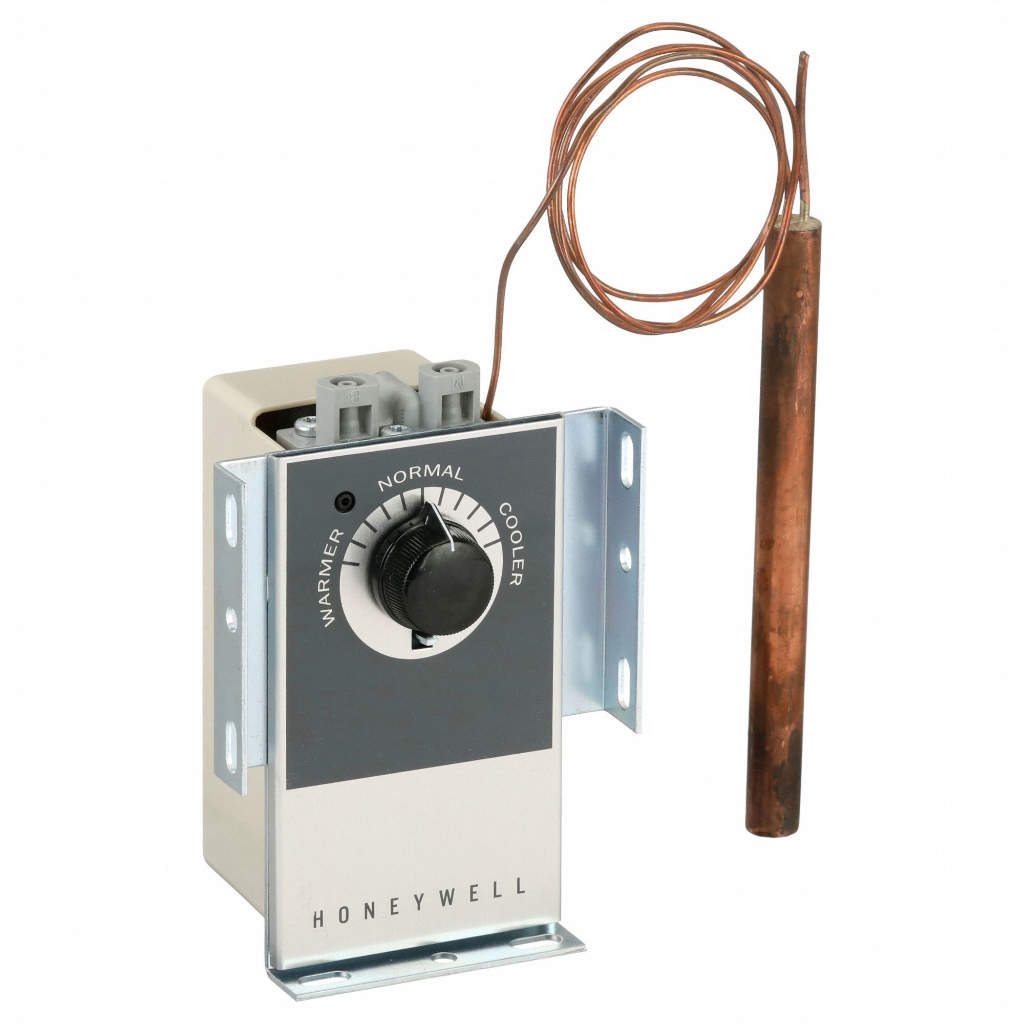 Pneumatic Temperature Transmitter: 65° to 85°F, 2 Pipes, High Volume Pipes/Air Flow Output