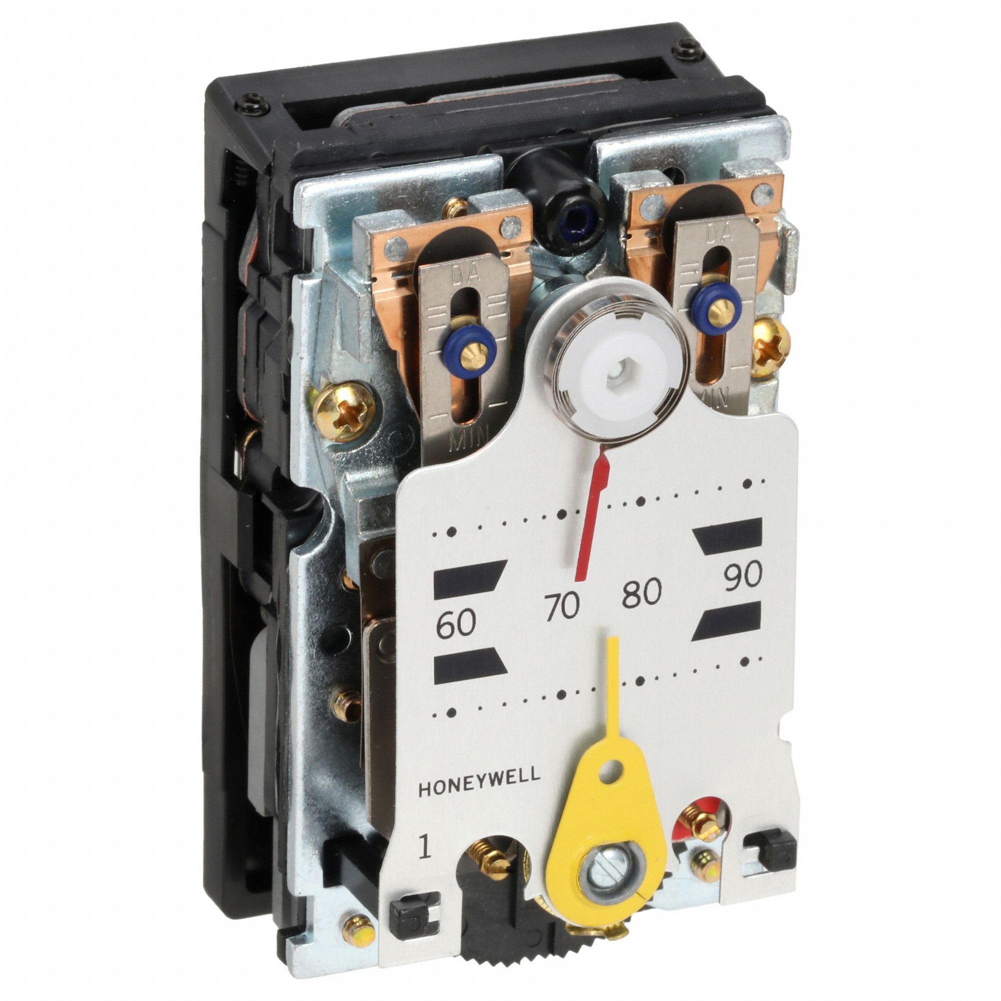 Pneumatic Thermostat: 60° to 90°F Day, 50° to 80°F Night, Vertical, No, Day/Night