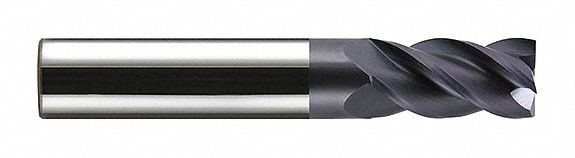 End Mill, Carb, 1/2" dia., 4" L