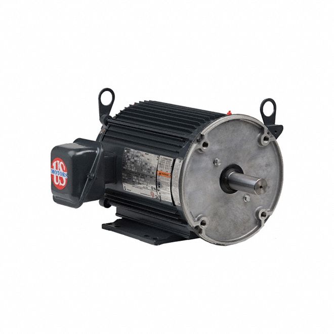 Vector Motor: Totally Enclosed Non-Ventilated, Rigid Base Mount, 7 1/2 HP, 230/460V AC