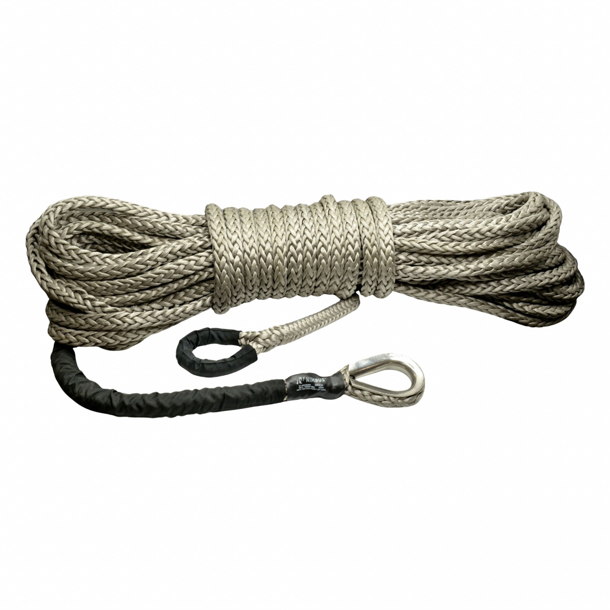 NIMBUS, Rope, 100 ft Line Lg, Winch Line - 397NV5|25-0625100 - Grainger