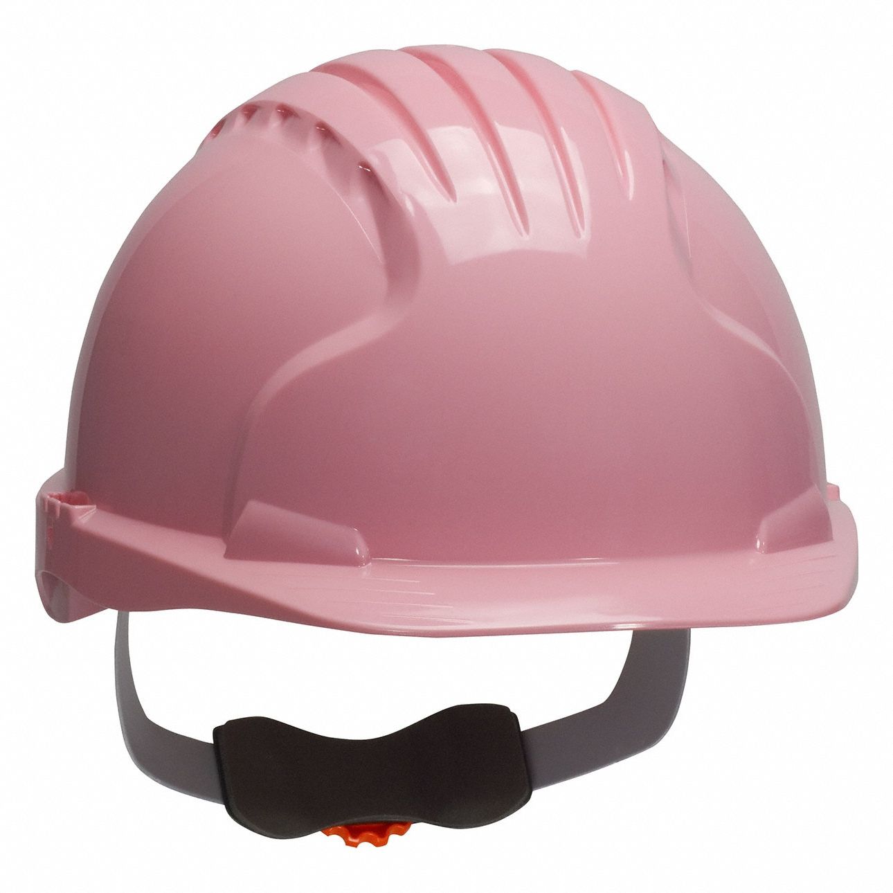 Hard Hat: Pink, No Graphics, Ratchet (6-Point), Ratchet, Polyethylene, PIP, Solid, JSP, Ratchet