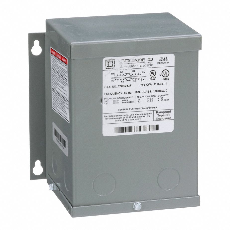 Transformer 120/240VAC 12/24VAC 750VA