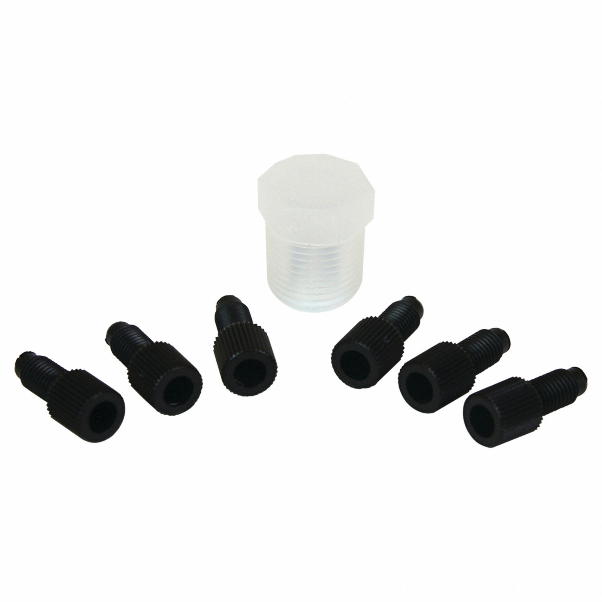 JUSTRITE, Polypropylene, For 2RYJ5/2RYJ6/2RYJ7, Replacement Plug Cap Kit 812F3528180 Grainger