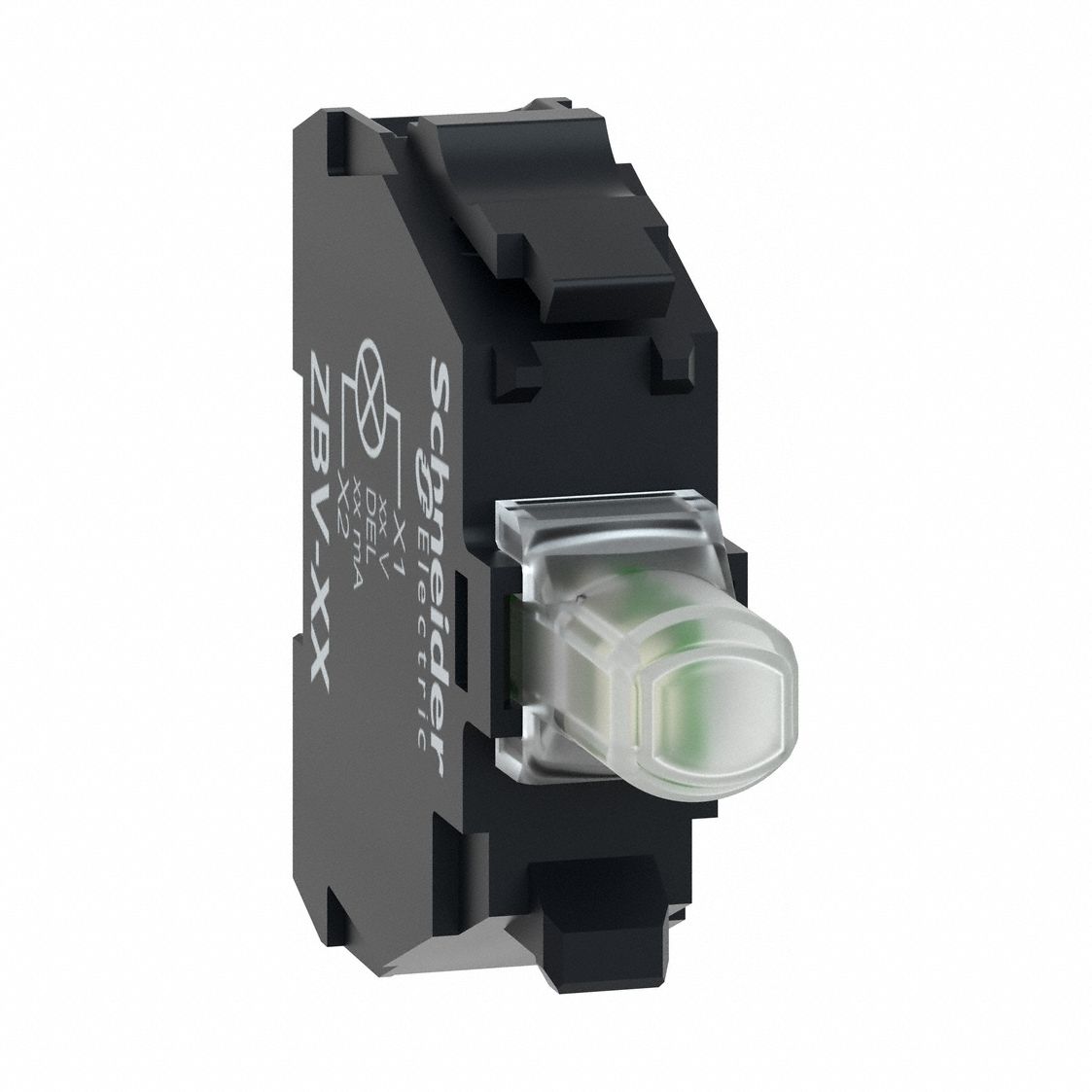 Lamp Module: 22 mm Size, White, LED, 12 V AC Rating, No Transformer