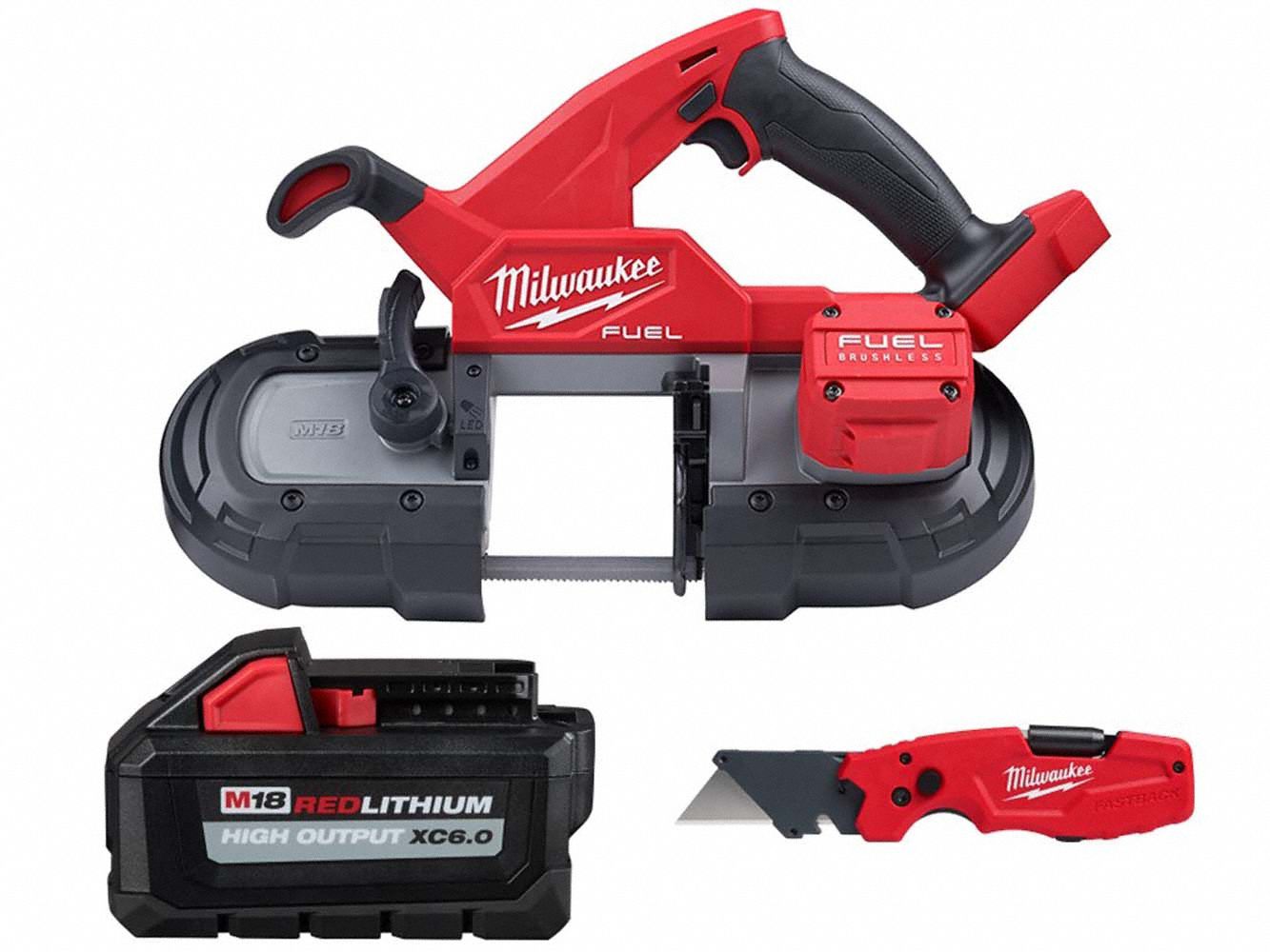 M18 FUEL Bandsaw + XC6.0 Battery + Knife