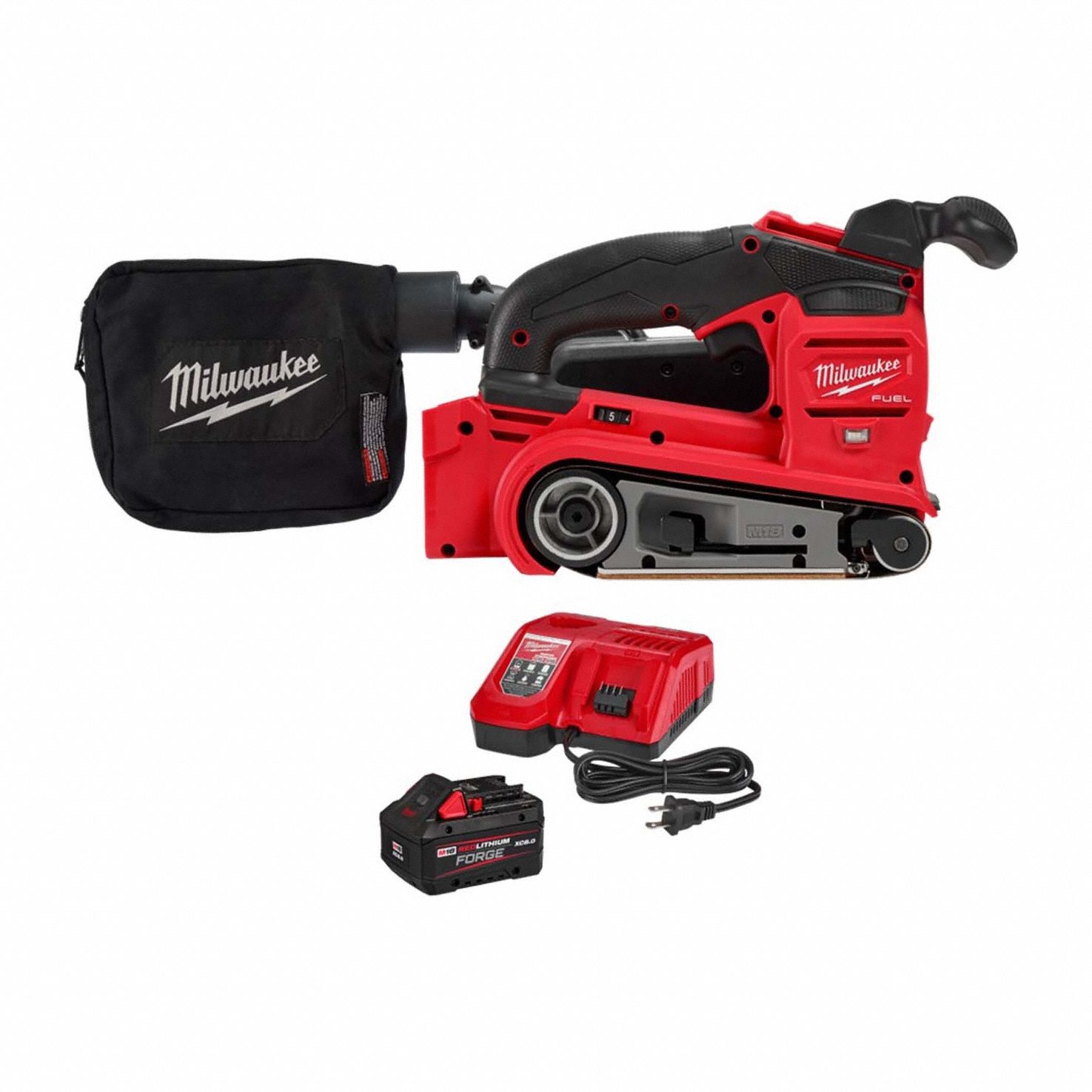 Belt Sander Kit: M18™, Battery Included, 3 in Belt Wd, 18 in Belt Lg, 1 Abrasives Included