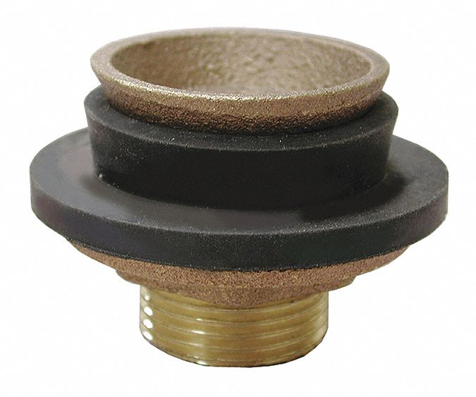 Spud: Fits Universal Fit Brand, For Universal Fit, 2 1/4 in x 1 5/8 in x 1 1/2 in, Brass