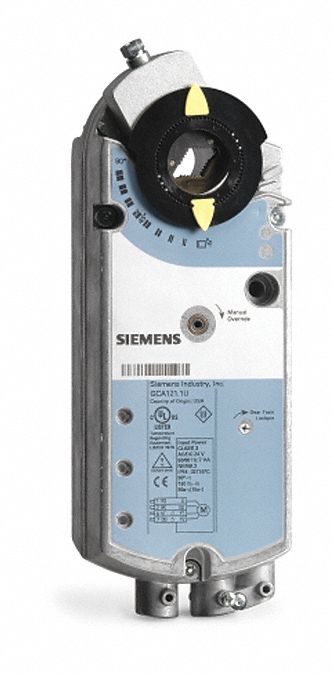 Actuator: Dampers, On/Off, Spring Return, 160 in-lb, 24V AC/DC, Hardwired, NEMA 2 / IP54
