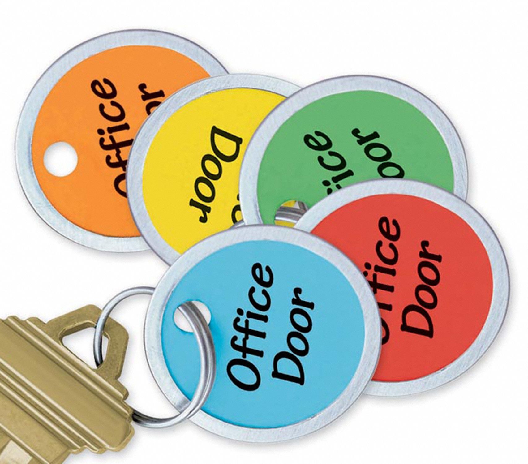 Key Tag Metal-Rimmed Ring PK25