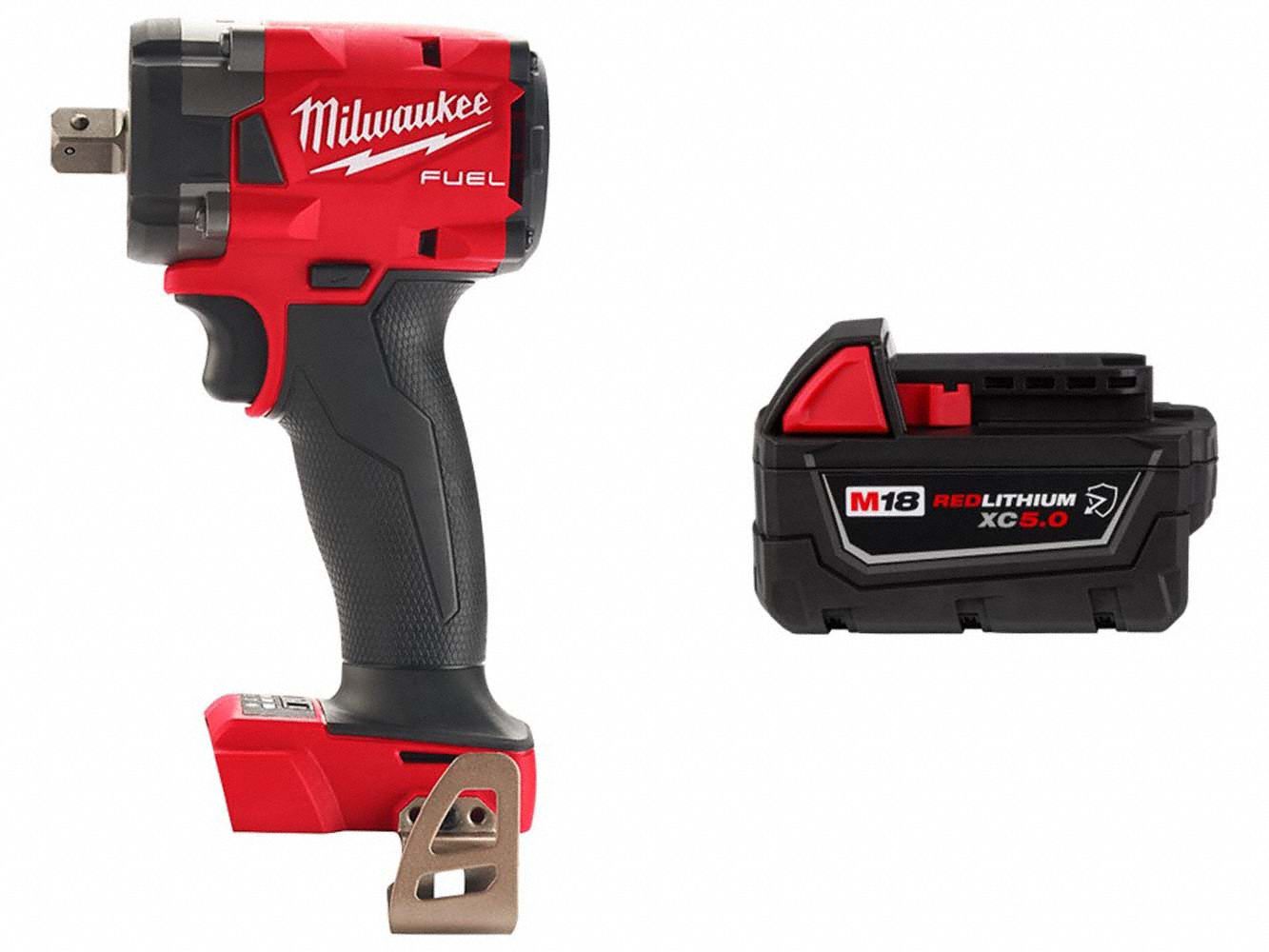 Impact Wrench and Battery, Pin Detent