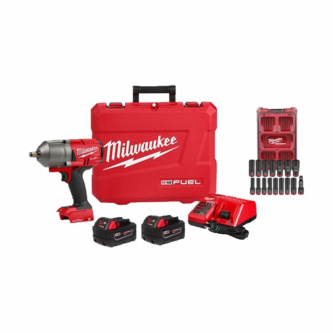 M18 FUEL 1/2 HTIW w/OK + MM Socket Set
