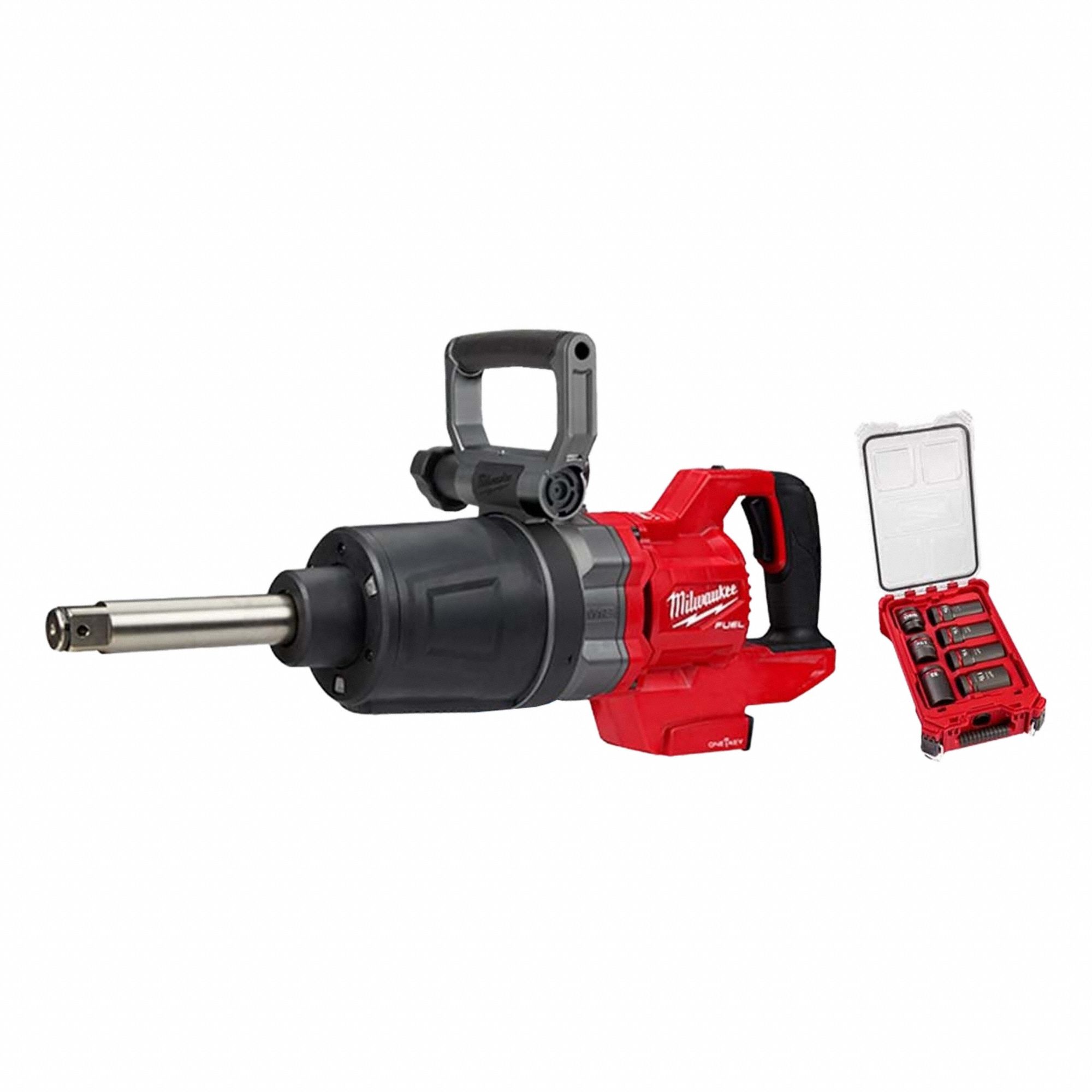 Impact Wrench Kit: 1 in Drive Size, 1, 900 ft-lb Fastening Torque, Brushless, 18 V DC Volt