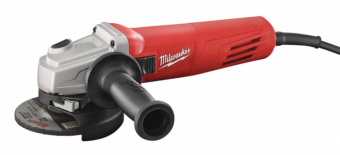 Esmeriladora Angular, 4-1/2", 11A, 11,000 rpm, 11,000 rpm, Deslizable, Tipo 27, 11-1/2"