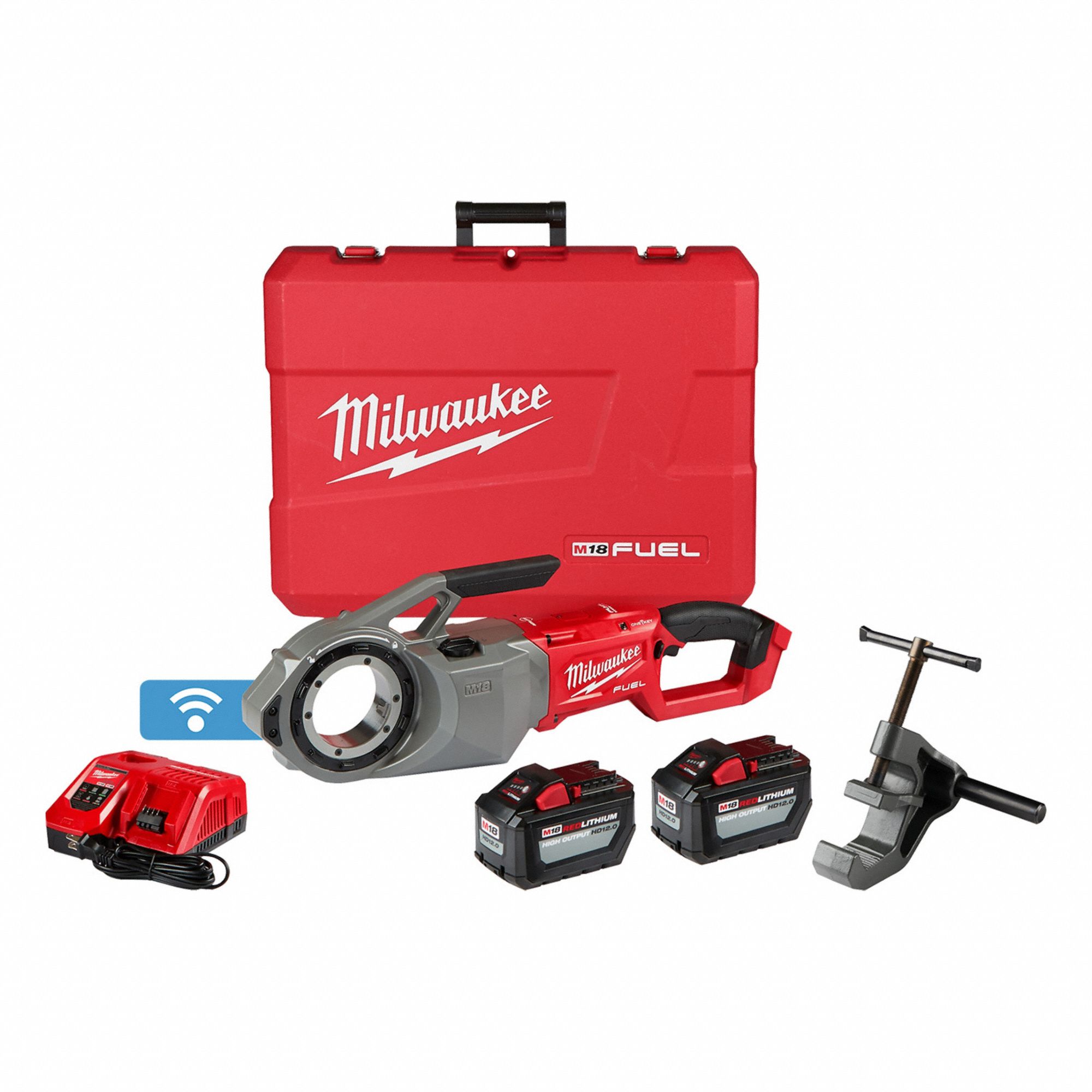 MILWAUKEE, Cordless, M18, Pipe Threading Machine Kit