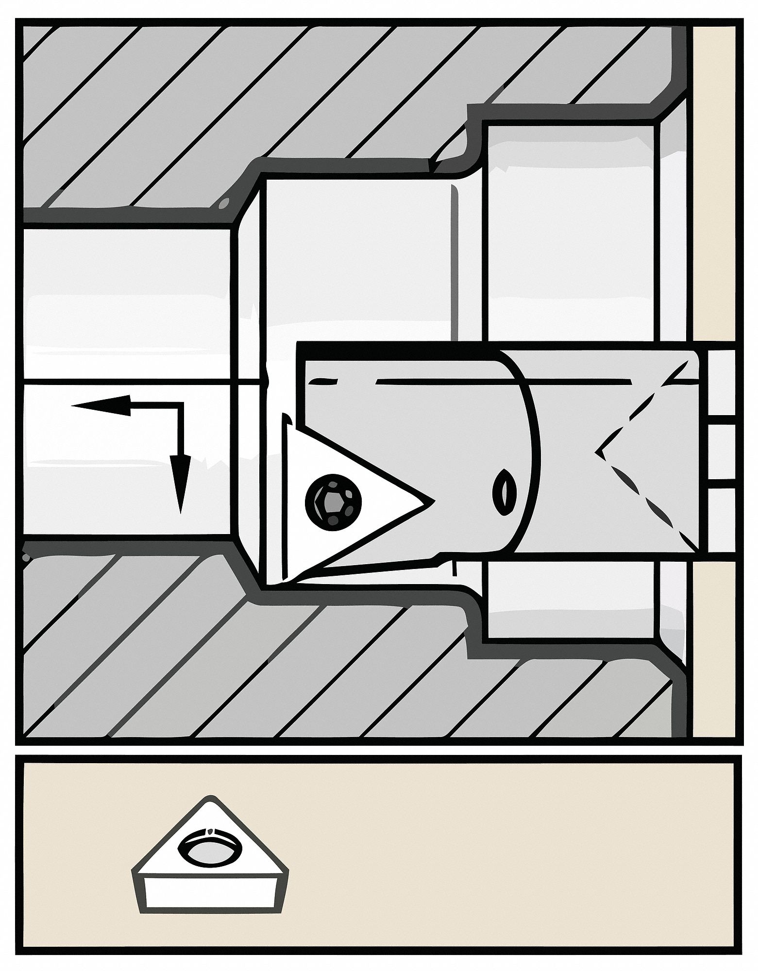 Thread Turning Toolholder, E10MSTFCL11