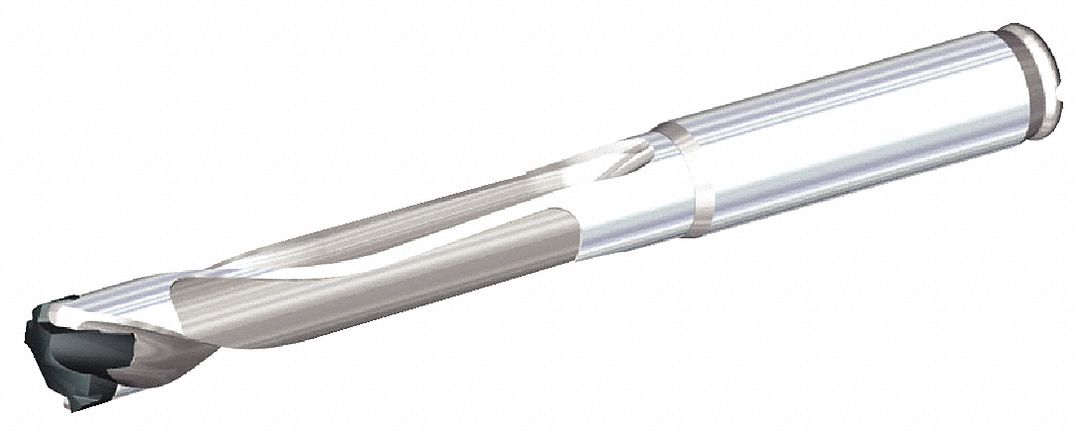 Exchangeable Drill Tip: 1 in Shank Dia., 3 in Shank Lg, 24.99mm Max. Drilling Dp, TDM1 Insert