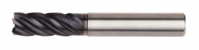 Cor Rad End Mill, 10.00mm, Carb, 0.75mm rad