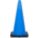 TRAFFIC CONE, NOT FOR ROADWAY USE, NON-REFLECTIVE, GRIP TOP, 28 IN, BLACK/BLUE, 7 LB