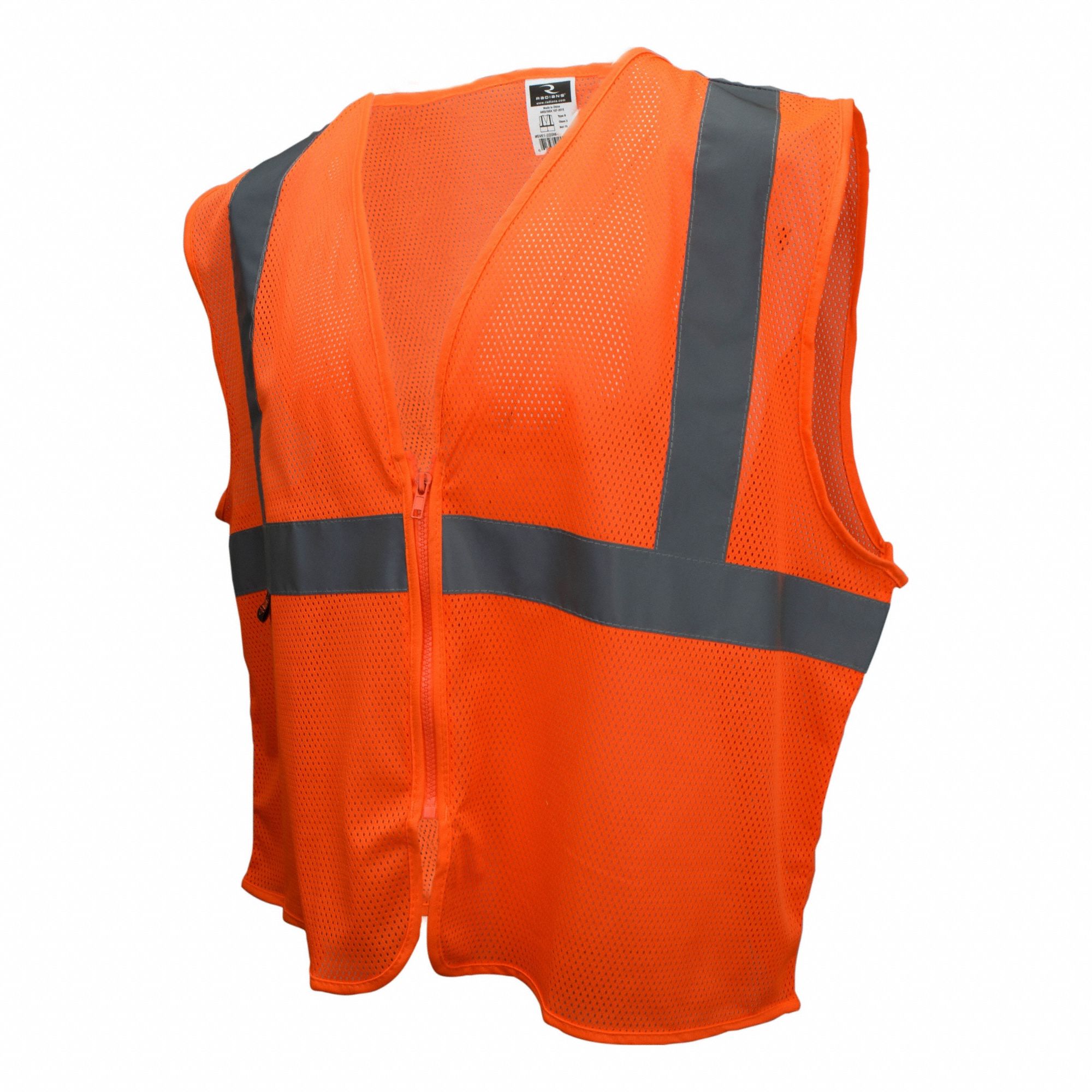 Radian Orange Vest Zip