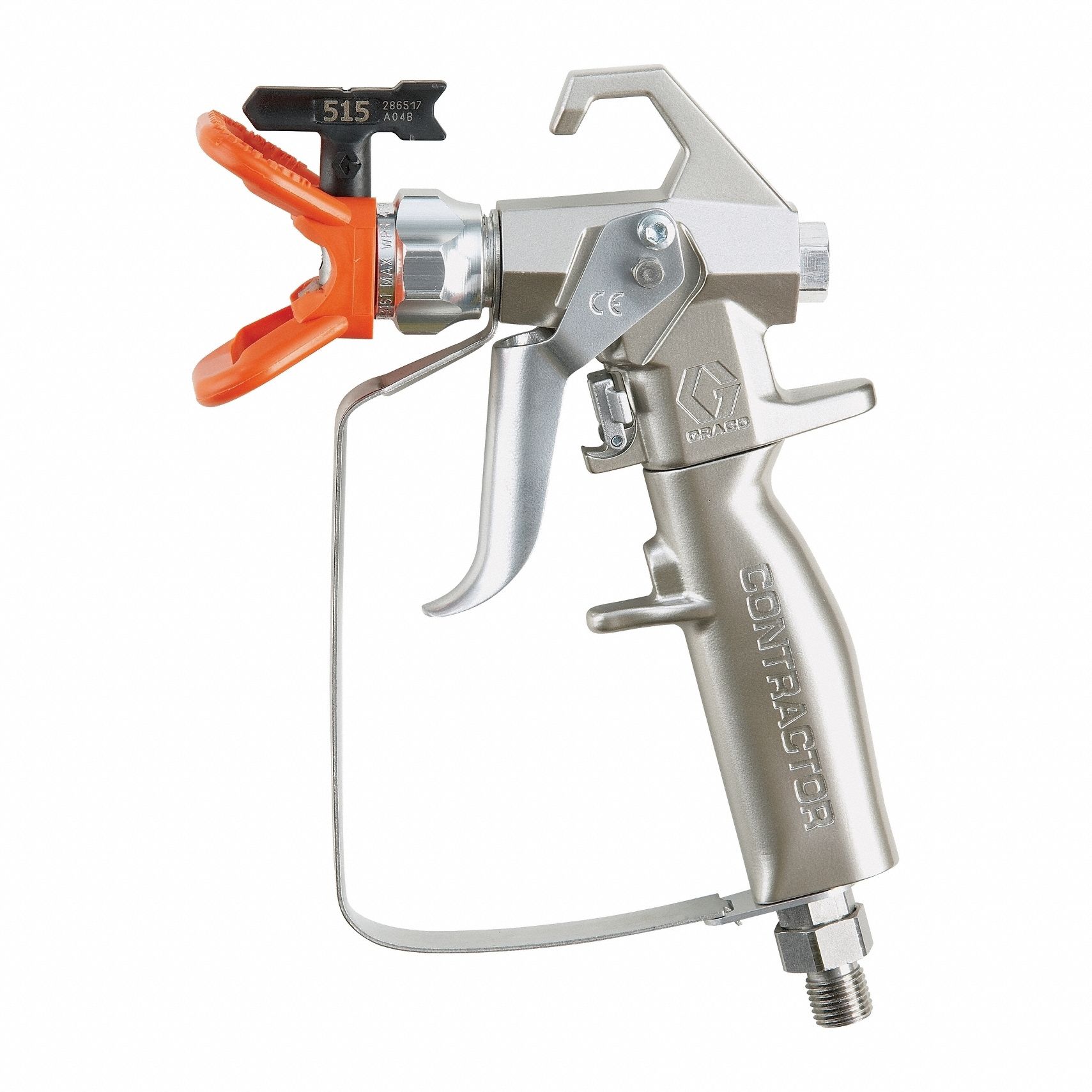 Spray Gun: Airless, 10 in to 10 in, 1/4 in Air Inlet Size, Coatings/Enamels/Lacquers/Stains