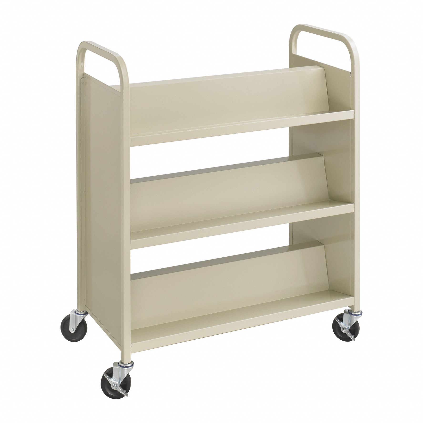 Double-Sided Book Cart: