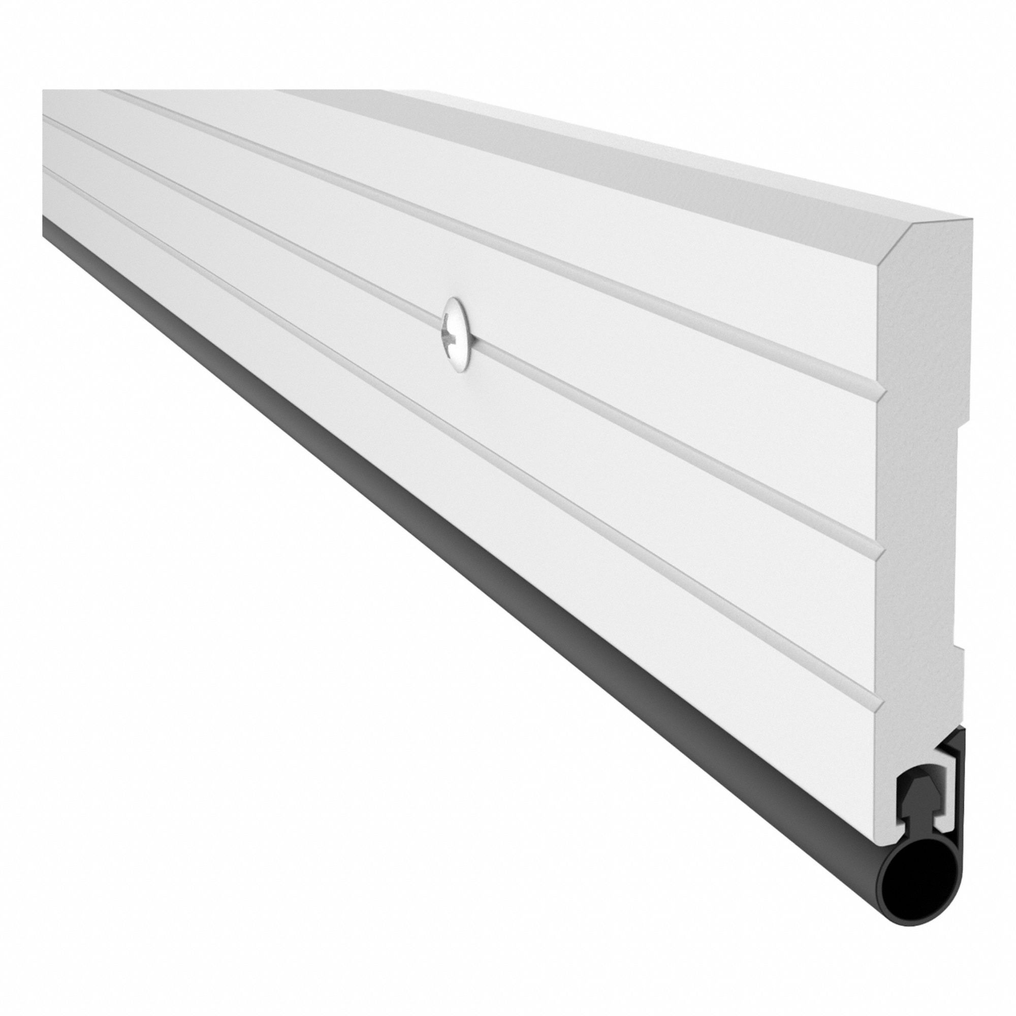 Door Weatherstripping: Bulb Insert, 7 ft Lg, 1 3/4 in Wd, 1 3/4 in Ht