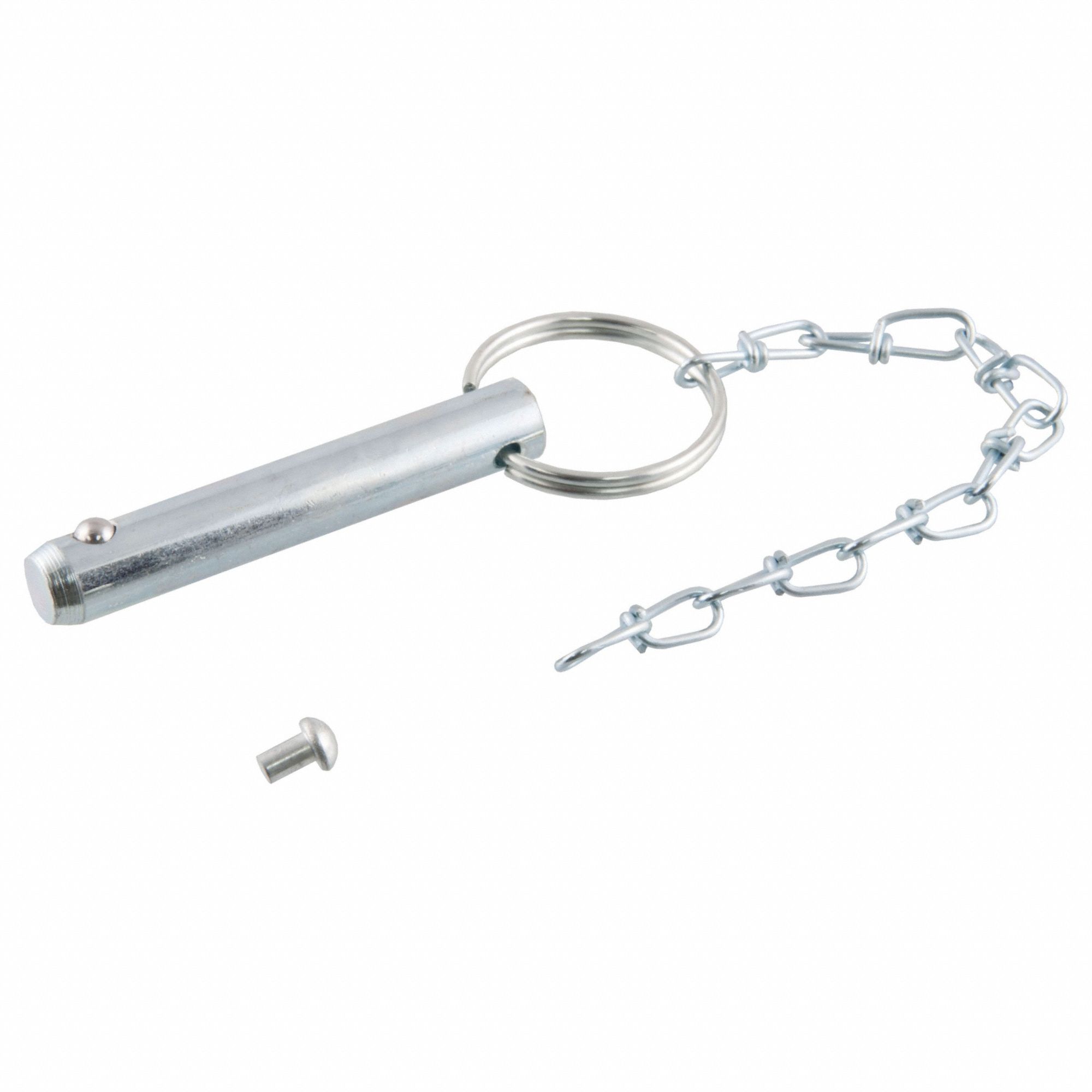 Replacement Jack: Swivel Jack Pin, CURT Pipe Mount Swivel Jacks, 3 1/2 in Long Chain