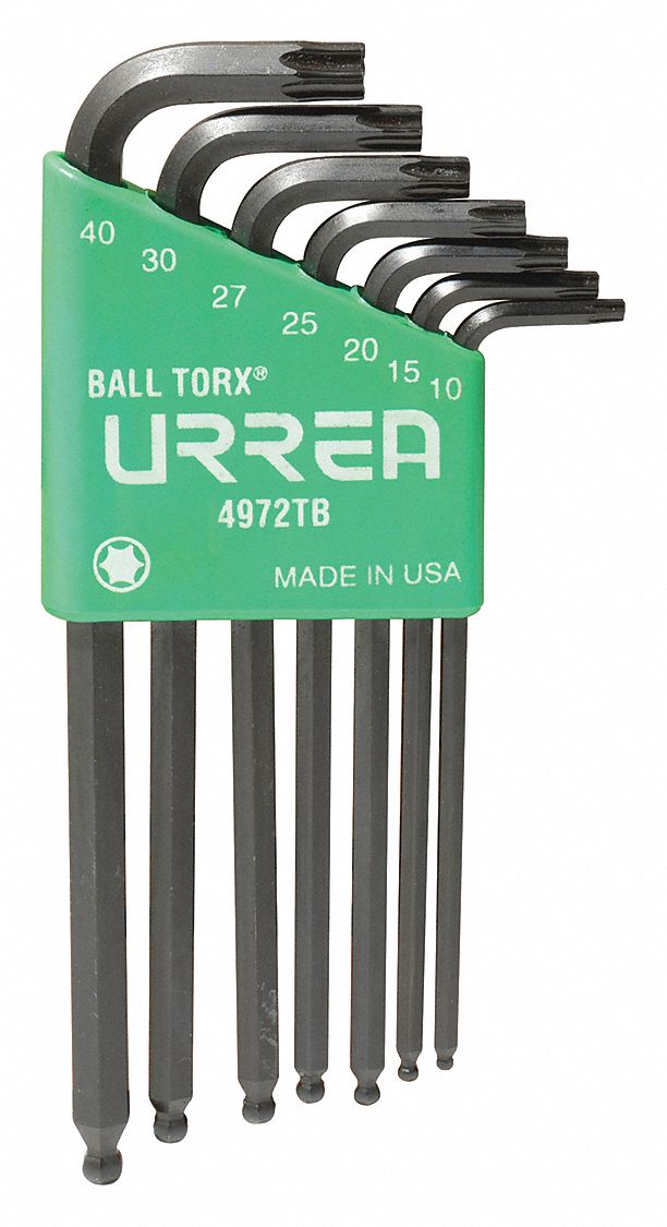 URREA Juego de Llaves Torx® 7