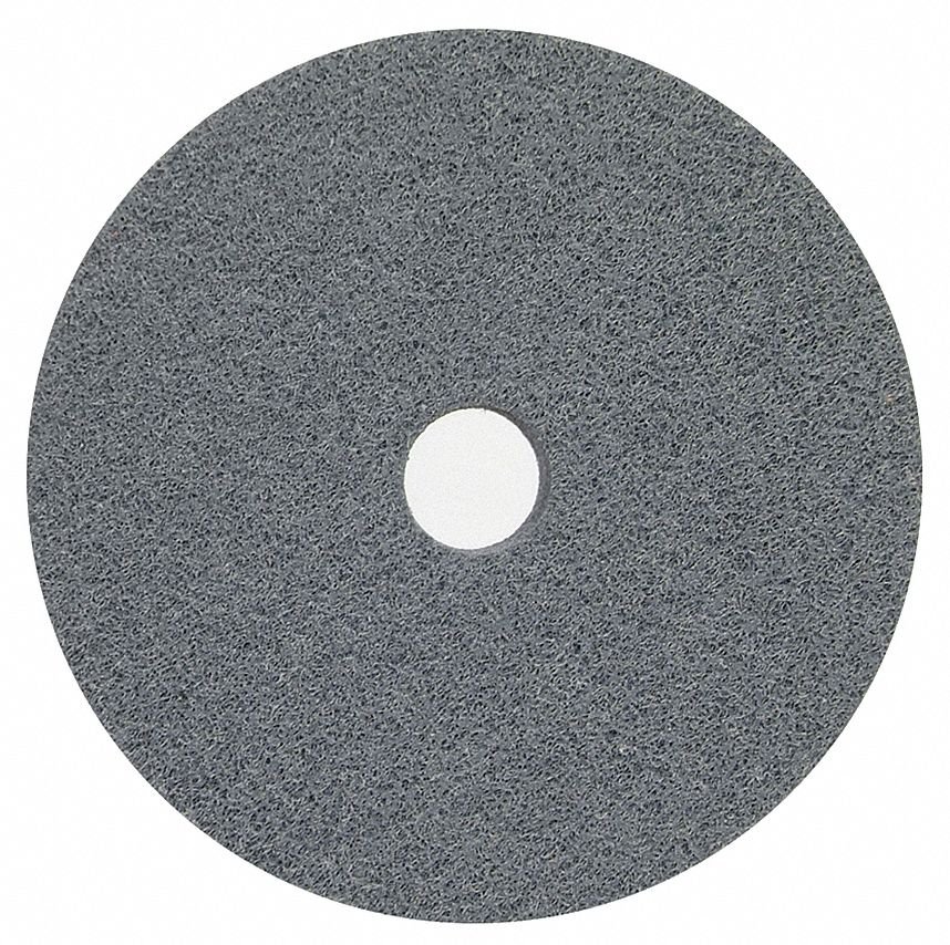 Unitized Wheel: 6 in Dia x 1 in W, 1/2 in Arbor Hole, Silicon Carbide, Fine, Soft (4), 4 PK